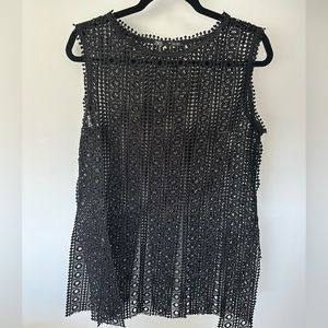 Zara Lace “tassel” tank - Size L